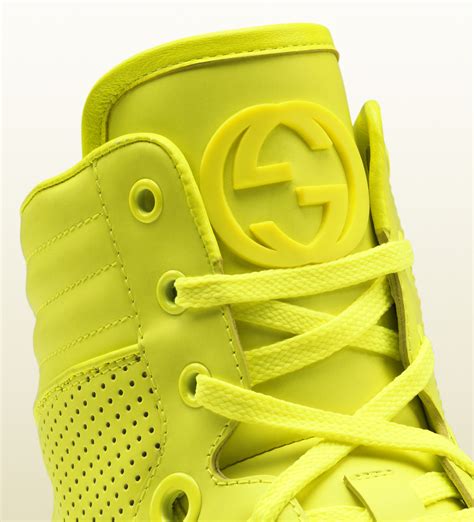 gucci neon yellow sneakers replica